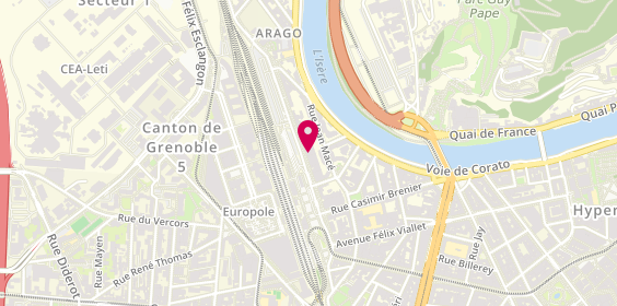 Plan de Ad Hoc Locations, 24 Rue Emile Gueymard, 38000 Grenoble