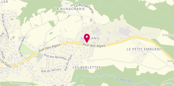 Plan de Champin Automobiles, 49 Rue des Alpes, 42410 Pélussin