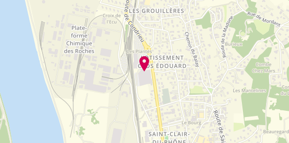 Plan de Centre E.leclerc, Route de Condrieu, 38370 Saint-Clair-du-Rhône
