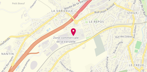 Plan de E.Leclerc SAINT CHAMOND CEDEX, Zone Aménagement de la Varizelle, 42400 Saint-Chamond