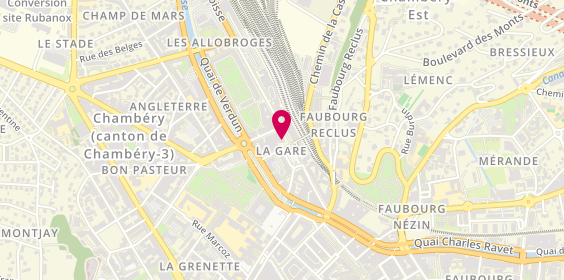 Plan de Europcar, 183 place de la Gare, 73000 Chambéry