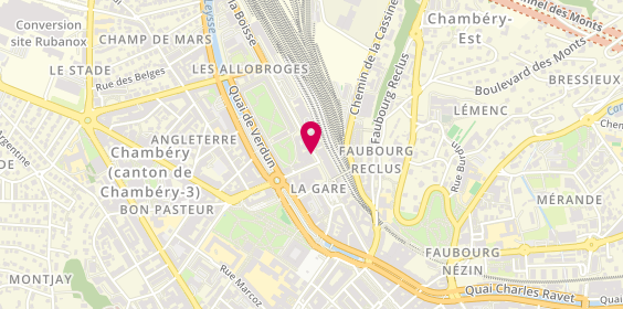 Plan de Hertz - Chambery Rr Station, 25 avenue de la Boisse, 73000 Chambéry