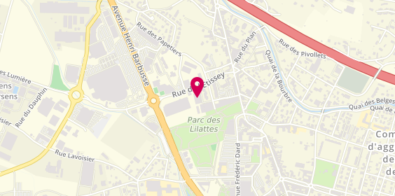 Plan de Loca B.J, 21 Rue de l'Etissey, 38300 Bourgoin-Jallieu