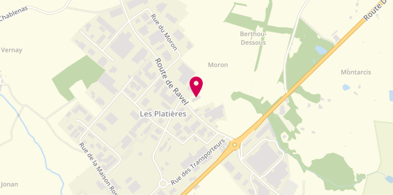 Plan de Garage de la Poste, 2865 Route de Ravel, 69440 Saint-Laurent-d'Agny