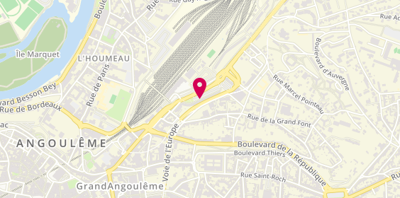 Plan de Societe de Mecanique et de Location Automobile Chatelleraudaise, Place de la Gare, 16000 Angoulême