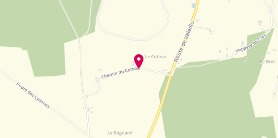 Plan de Prestamax location, 242 Chemin du Coteau, 42210 Saint-Cyr-les-Vignes