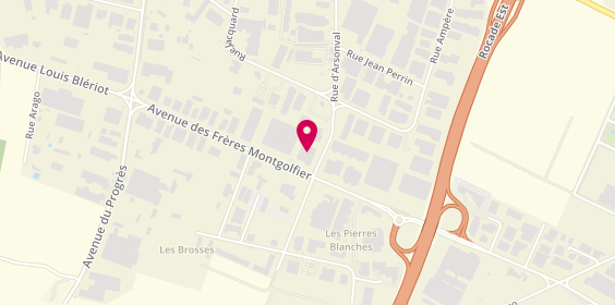 Plan de Rentacar Chassieu / Saint-Priest, 27 avenue des Frères Montgolfier, 69680 Chassieu