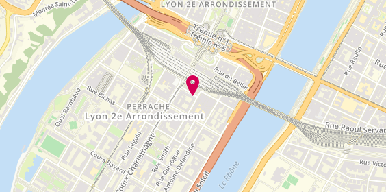 Plan de Hertz Location de Voitures - Lyon - Lyon Perrache Railway Station, Q Park
14 Place des Archives Car Return:
2 Rue Smith, 69002 Lyon
