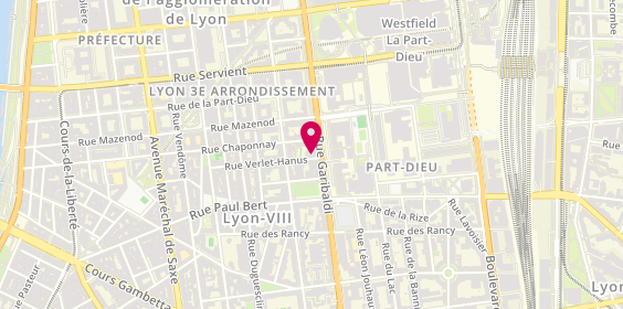 Plan de DLM Location, 210 Rue Garibaldi, 69003 Lyon