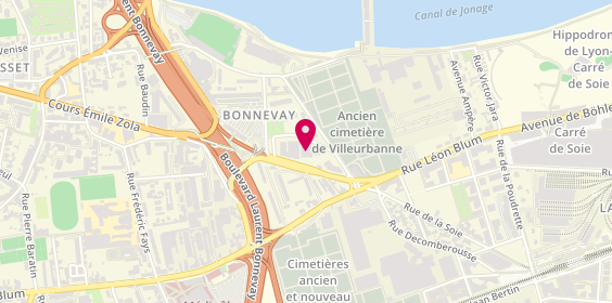 Plan de Lyon Club Vtc, 425 Cr Émile-Zola, 69100 Villeurbanne