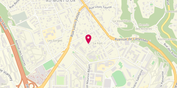 Plan de Anciennes Autos Services, 11 Bis Rue Jean Claude Bartet, 69410 Champagne-au-Mont-d'Or