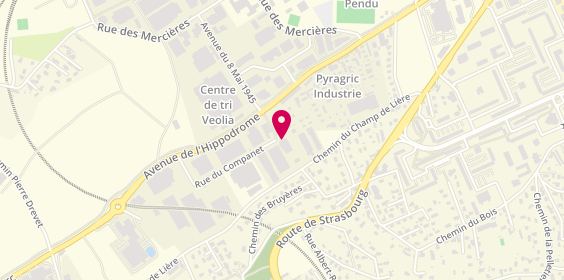 Plan de Blacksheep Van Lyon - Location & Vente de vans aménagés, 430 Rue du Companet, 69140 Rillieux-la-Pape
