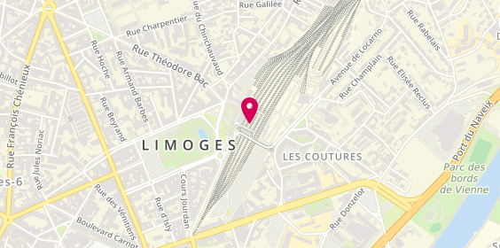Plan de Avis Location Voiture - Gare Limoges, Parking:
8 Place Maison Dieu Allée de Seto, 87000 Limoges, France