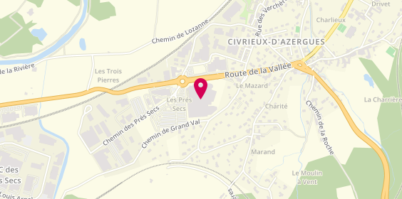 Plan de Centre E-Leclerc, 473 Route de la Vallée, 69380 Civrieux-d'Azergues