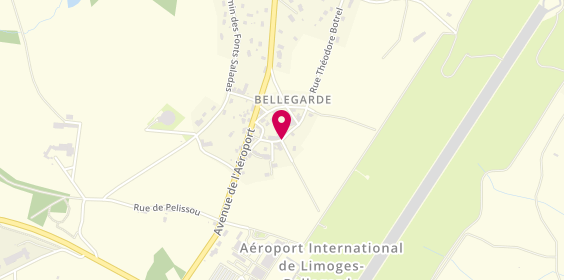 Plan de Enterprise rent-a-car, Aeroport de Limoges Bellegarde, 87100 Limoges