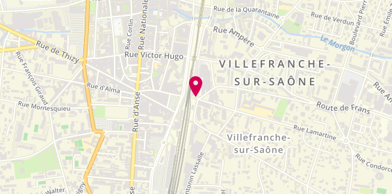 Plan de ADA, 11 Route Frans, 69400 Villefranche-sur-Saône