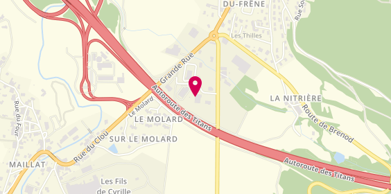 Plan de Clovis Location, Z.A.C des Pellants, 01430 Saint-Martin-Du-Fresne