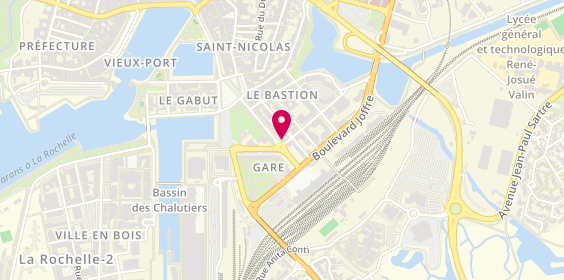 Plan de Hertz Rent-A-Car, 45 avenue du Général de Gaulle, 17000 La Rochelle