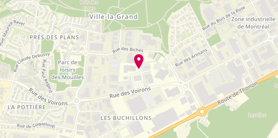 Plan de Ucar Location, 4 Rue Chantemerle, 74100 Ville-la-Grand
