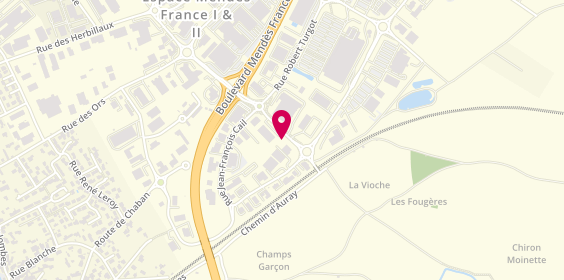 Plan de Enterprise Location de voiture et utilitaire - Niort, 8 Rue de la Boette, 79000 Niort