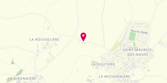 Plan de Avs Location, Les Pierres Blanches, 85120 Saint-Maurice-des-Noues