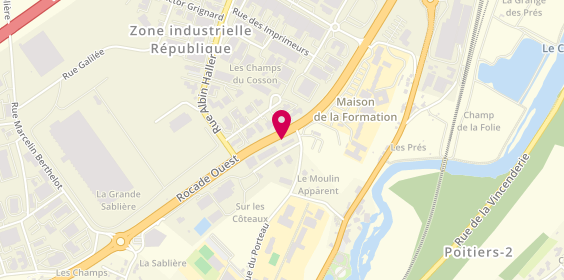 Plan de A.C.S Location POITIERS, 4 Rue du Carreau, 86000 Poitiers