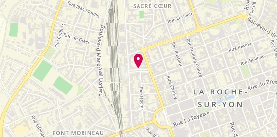 Plan de VENDEE MOBILITY Location de Voitures la Roche-sur-Yon Gare, 8 Bis avenue Gambetta, 85000 La Roche-sur-Yon