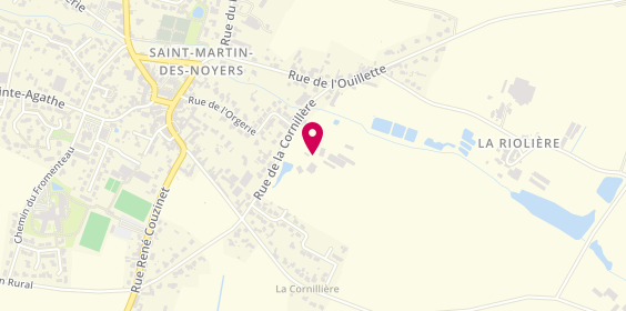 Plan de Auto Location Martinoyenne A.L.M, Rue Cornillère, 85140 Saint-Martin-des-Noyers