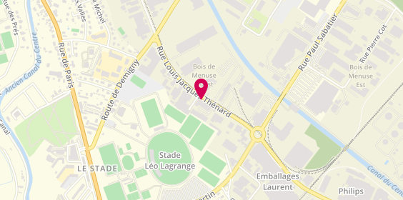 Plan de Alexandre Service Location, 21 Rue Louis Jacques Thénard, 71100 Chalon-sur-Saône