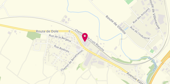 Plan de Super U et Drive, Route de Dole, 39600 Arbois