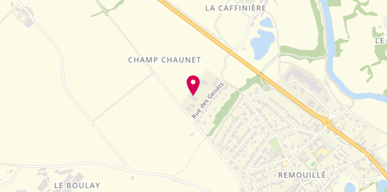 Plan de Freedom Camper - NANTES - Remouillé - Location, aménagement et vente de van aménagé, 3 Rue des Genêts, 44140 Remouillé