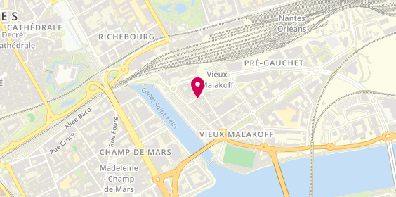 Plan de ADA, 5 Rue des Remorqueurs, 44000 Nantes