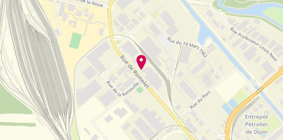 Plan de ADA | Location voiture et utilitaire Dijon Longvic, 6 Rue de Romelet, 21600 Longvic