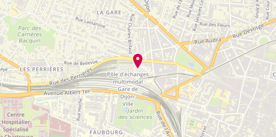 Plan de Europcar, Cour Gare Dijon Ville, 21000 Dijon