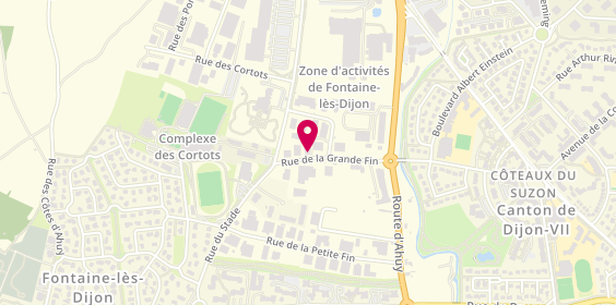 Plan de Location utilitaires 21, 5A Rue de la Grande Fin, 21121 Fontaine-lès-Dijon