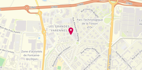 Plan de Renault Toison d'Or, Zone Aménagement du Suzon 25 Rue Grandes Varennes, 21121 Ahuy