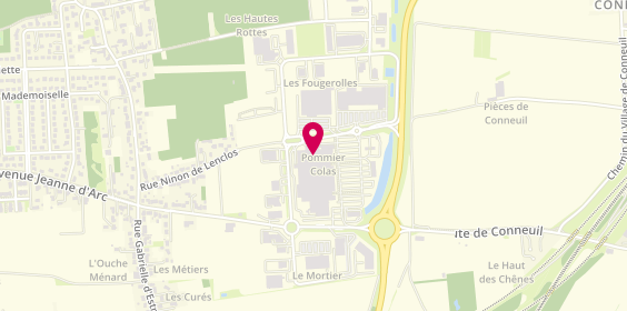 Plan de Centre Leclerc, Rue Marie de Lorraine, 37700 La Ville-aux-Dames