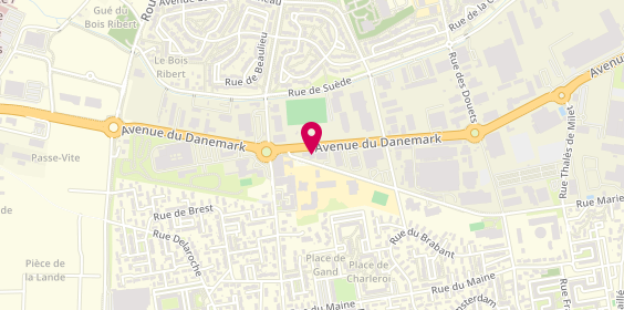 Plan de A.C.S Location, 2-4 Rue Pierre et Marie Curie, 37100 Tours