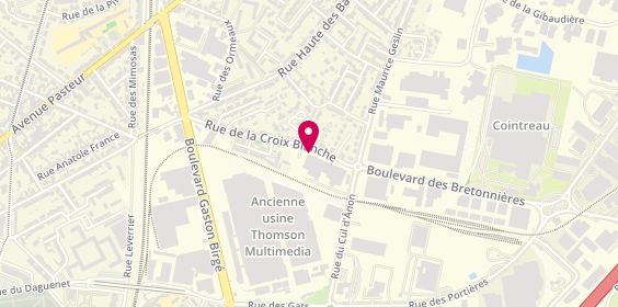 Plan de Fraikin Angers, 78 Rue de la Croix Blanche, 49100 Angers