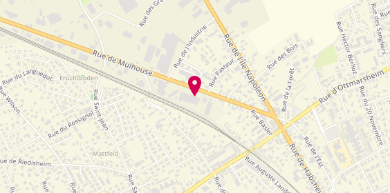 Plan de Catra Location, 25 Rue Mulhouse, 68170 Rixheim