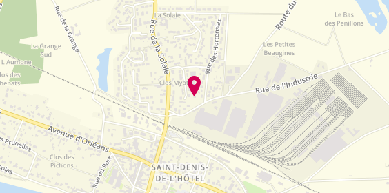 Plan de Point Loc by Ada | Location de voiture Saint-Denis de l'Hôtel, l'Industrie
13 Rue de l'Industrie, 45550 Saint-Denis-de-l'Hôtel
