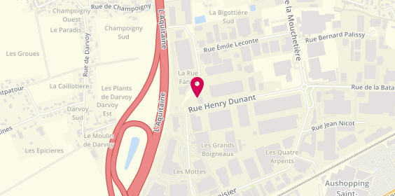 Plan de A.C.S Location, 6 Rue Henry Dunant, 45140 Ingré