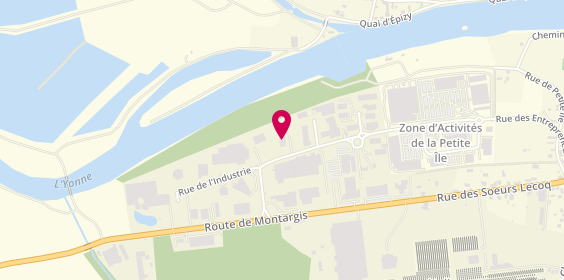 Plan de Bourgogne Aventure, 5 Rue des Entrepreneurs, 89300 Joigny