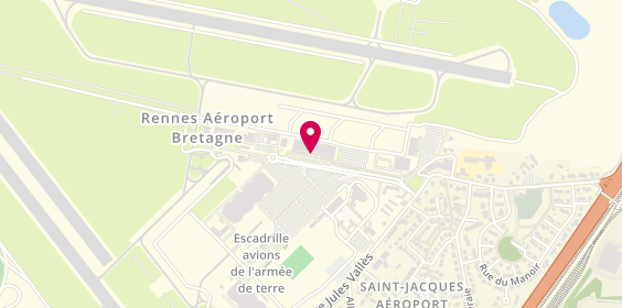 Plan de RENTSCAPE Location de Voiture - Rennes Aéroport, 4 avenue Joseph le Brix, 35136 Saint-Jacques-de-la-Lande
