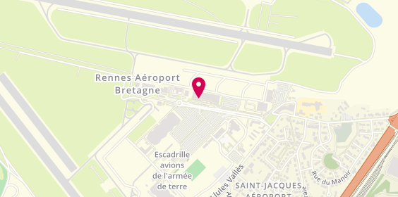 Plan de Enterprise Location de voiture - Aéroport Rennes Bretagne, Aeroport de Rennes Saint Jacques, 35136 Rennes