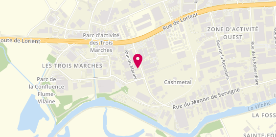 Plan de Ap Location, 59 Rue du Manoir de Servigné, 35132 Vezin-le-Coquet