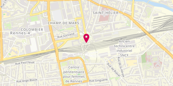 Plan de Hertz, North Access Level 0
17 place de la Gare, 35000 Rennes