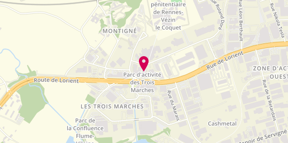 Plan de Avis, Zone Aménagement 3 Marches
13 Rue du Lieutenant Colonel Dubois
Rue de Lorient, 35132 Vezin-Le-Coquet, France