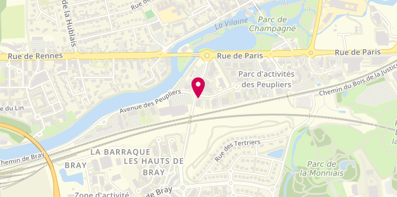 Plan de Autoselect, 19 Avenue Peupliers, 35510 Cesson-Sévigné