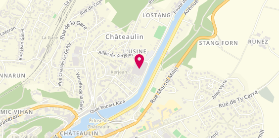 Plan de E.Leclerc Location, place Kerjean, 29150 Châteaulin